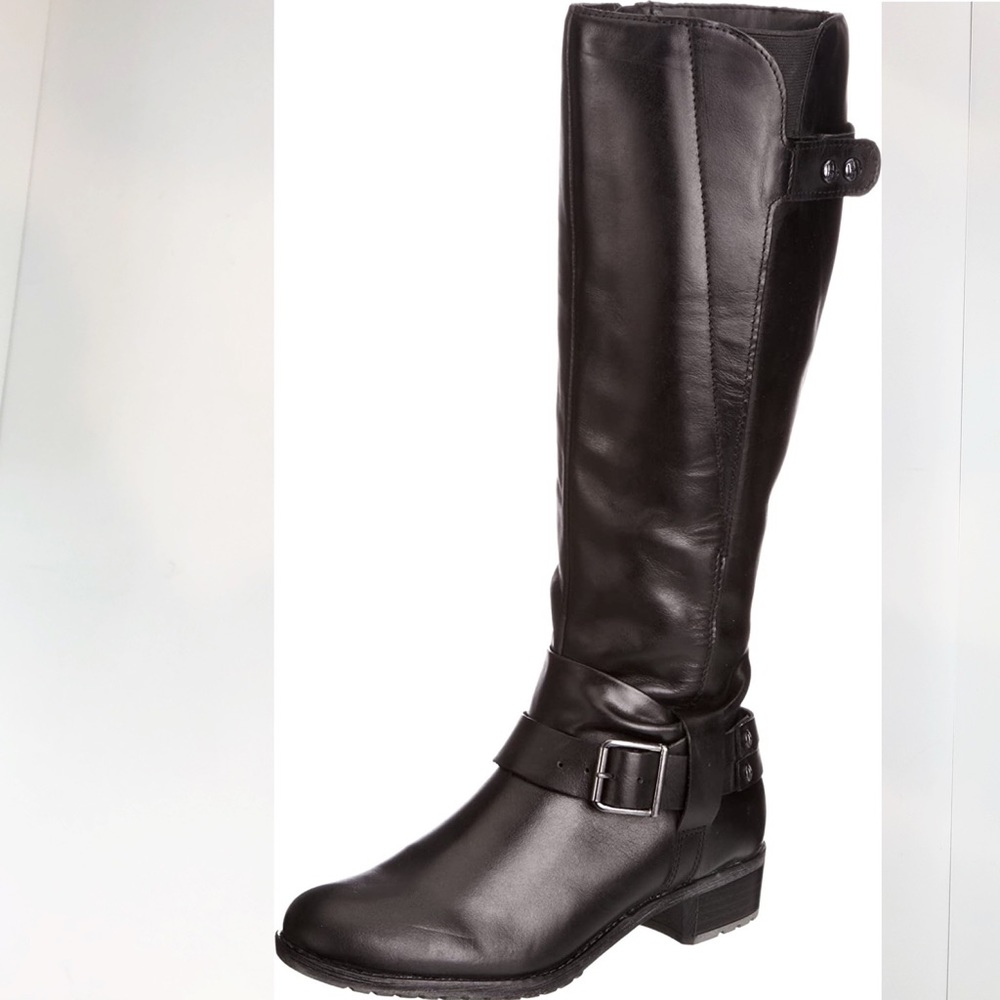 EUC z 8 leather Hush Puppies riding boots